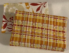 “Fresh Aire” Fabric By BJ Lantz For Studio E Floral & Plaid 2 Pc Fat Quarter Lot