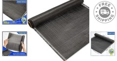10ft x 12″ Carbon Fiber Cloth – Versatile Repair Fabric for Boats & Cars