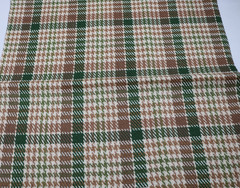 Brunschwig & Fils 24″x25″ Fabric Remnant “Kingston Plaid” Color: Forest Bark