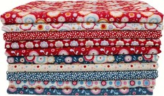 Candy Bloom Fat Quarters Fabric Bundles Quilting Sewing Precut Cotton Fabric …