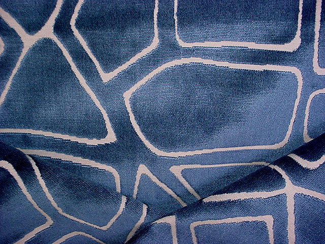 3-1/2Y Kravet 35508 Mural Velvet Geometric Velvet Drapery Upholstery Fabric
