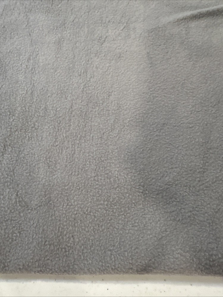 SOLID GRAY Fleece Fabric 27″x31” SEE STORE 4 More Fleece Looks like Sherpa