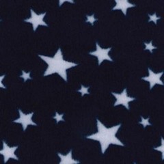 Printed Polar Fleece Fabric Material – STARS NAVY