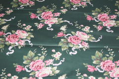 MARCUS BROTHERS TEXTILES Premium Floral Polished Cotton Pinks & Greens 2 1/6 yds