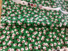 Vintage Jo-Ann Fabrics Cotton Christmas Fabric 2 Separate Yards 36 X 44”
