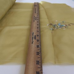 SILK Mustard Yellow FABRIC 10 Yards x 22 Inches Wide or 360 Inches x 22 Wide