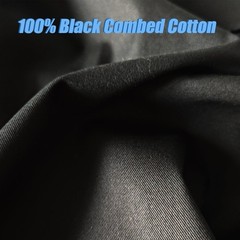 2 Yard Black Twill Cotton Canvas Fabric,Natural Thick 2 Yards,