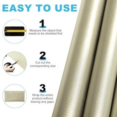 43″x130″ Faraday Fabric & Tape – Military Grade Shielding for WiFi & GPS Protect
