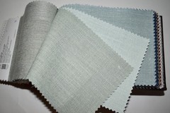 FABRIC SAMPLE BOOK Multi-Color TUSCAN Linen-Look Texture 48pcs LOT Soft Feel