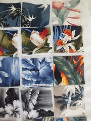360 Hawaiian quilting cotton fabric charm pack 3.5″ squares Hawaii fish flowers