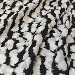 55‘’ Wide By Yard Digital Print Viscose Rayon Fabric For Dress Robe Geometric