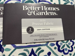 Better Homes and Gardens Precut Fabric 2 Yards Blue 72 x 45 SET OF 2—-4yds