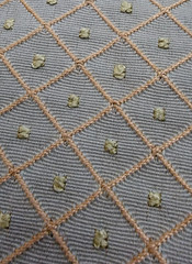 4 YDS Premium Sage Diamond Woven Jacquard Upholstery Fabric 57″ French Country