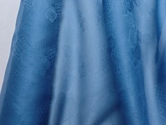 55”Wide By Yard Stiff Shaped Silk Voile Gauze Jacquard Pure Silk Organza Fabric