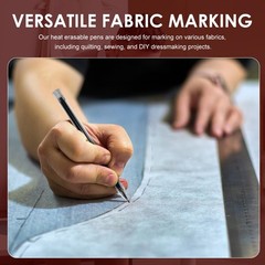 YFANITI 36pcs Heat Erasable Pens for Fabric, 1 Count (Pack of 36), Multicolor