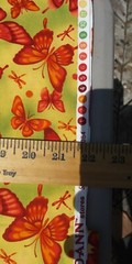 1 yard 29″ x 44″ wide Butterflies 100% Cotton Quilting Fabric by Jo-Ann Fabrics