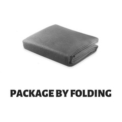 80″ x 40″ Mid Grey Carpet Underfelt Undelaynon Woven Felt Fabric Thick:2MM