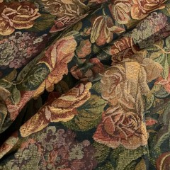 Burch Kewadin Hunter Green Designer Floral Upholstery Fabric