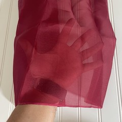 SILK WINE RED FABRIC 1 Yard x 22 Inches Wide or 36 Inches x 22 Wide