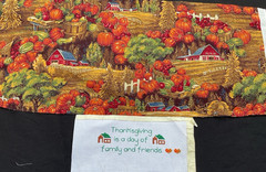 Thanksgiving Fall Autumn Fabric Scraps Quilting Slow Junk Journals Vintage – 30