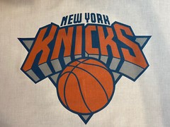 1 New York Knicks Quilt Block BASKETBALL Knickerbockers