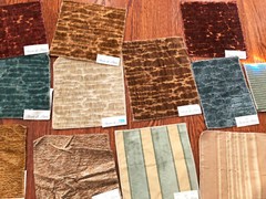 DECOR de PARIS 24 pcs Mixed Lot 6″ – 13″ Thick Fabric Samples