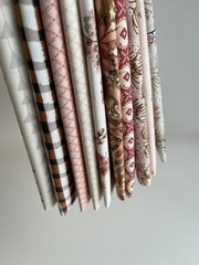 Pink Blossom Beige Color Spring Quilt Bundle 10 Art Gallery Fabrics Fat Quarter