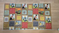 Moda Fabric Vintage Storybook School Teacher 24×43 Inches 100% Cotton