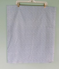 SPRINGS CREATIVE TEXTURE DOT WHITE DOTS ON BLUE COTTON FABRIC 1 1/3 YDS