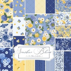 True Fabrics 2.5″ Strips Jelly Roll Sunshine Blooms