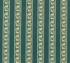 WILLIAM MORRIS CURTAIN FABRIC Red Car Stripe 3 METRES EMERY BLUE LITTLE BOOK