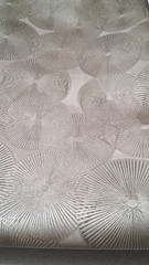 Metallic Sunburst Embossed Vinyl Fabric Remnant 50″x75″ Upholstery Heavy
