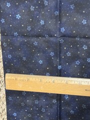 Fat Eighth Calico on Navy-Blue Quilt Cotton, Classic Cottons 9″ x 22″