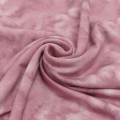 1m x 1.50m French Terry Fairyland Watercolour Dusky Pink