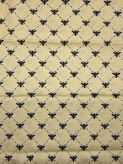 Yellow Bee Diamond Fabric by Loralie Harris Cotton 44″ 1 Yard