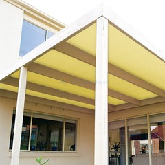 6′ Fabric Roll Sun Shade Cover Fence Screen Patio Balcony Garden Yellow 1-150ft