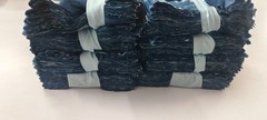 Mix Charm indigo Blue Cotton Squares Patchwork Bundle Scraps Lot,