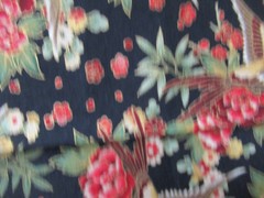 Robert Kaufman Fabrics Imperial Collection Black ORIENTAL COTTON FABRIC 1YX42