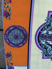 Stunning Material Colorful For Decor Or Clothing Polyester 46 X 36