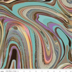 RILEY BLAKE Marble KNIT Fabric ~ 58″ Wide ~ KD11240 Turquoise 2, 3.5, or 4.5 yds