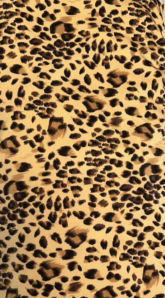 KNIT FABRIC BY YARD 60″ WIDE LEOPARD PRINT #161