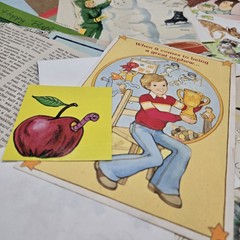 Junk Journal Lot 1Lb Ephemera Kitschy Kid Card Book Page Craft Collage Juvenile