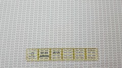 Funanimals BTY Maude Asbury Blend Fabrics Gray White Mod Floral Stripe
