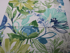 Kravet Basics 25″x36″ Fabric Remnant “Meundiers ” Color Greens Blues
