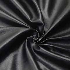 Faux Leather Sheets 2 Yards 54″ x 72 “Black Vinyl Fabric Upholstery 1.0mm Thi…