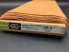 Plaiditudes Fabric Orange Large Herringbone Brushed Cotton 2.6 Yds Soft 44in