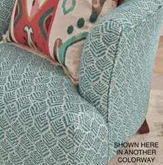 5.5YD OSBORNE & LITLLE Nina Campbell MIRAN Viscose Polyester Linen Fabric Italy