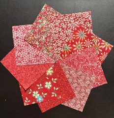 All REDS cotton charm pack 108 pcs – 9 designs