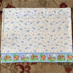 VTG 90s Disney Winnie The Pooh Piglet Tigger Curtain Valance Fabric 36×188″ 5yds