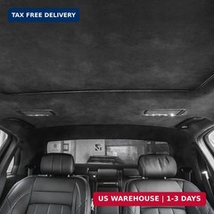 96″x60″ Black Suede Headliner Fabric Roll, Car Roof Liner | Tube Packaging, Wrin